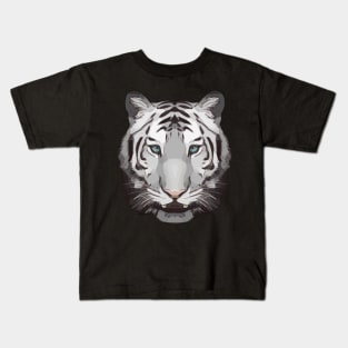 Tiger face hipster wild animals Kids T-Shirt